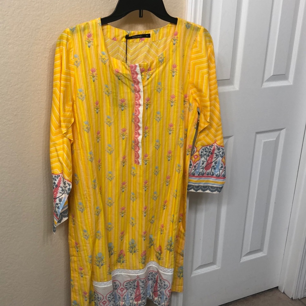 Yellow kurti